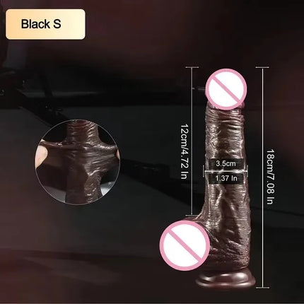 Realistic Dildo for Women Real Skin Silicone Penis Sliding Testicles Suction Cup Dick 18+ Lesbian Sex Toys Strap On Dildos