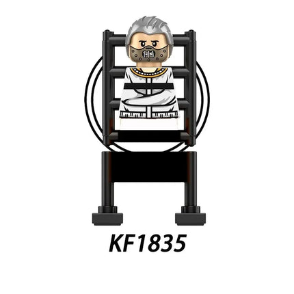 Blind Box Building Blocks TP1011 Halloween Horror Jason Sally Leather Face Jack Character Figures Bricks Game Toys Festival Gift