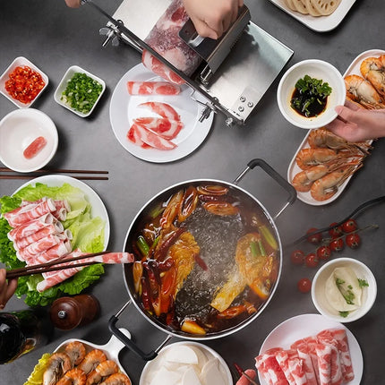 GIANXI Pork Belly Vegetable Slicer Frozen Meat Processor Cutting Machine Mutton Rolls Cutter Fruit Easy Slicer Kitchen Accessory