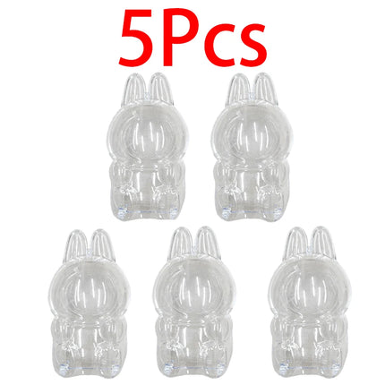 Clearance 1/2/5Pcs For Labubu Display Box Full Clear Acrylic Protective Case Walking Plush Bag Doll Accessory No Dolls Toys