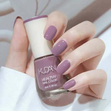 8ml Water-based Nail Polish No Baking Long Lasting Semi-permanent Quick Dry non-peelable Nail Varnish DIY Fashion Manicure