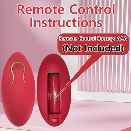 10-Frequency Lace Wear Rose Vibrator Long Distance Remote Control Clitoris U Point Masturbation Sex Toy Adult Female Couple Game