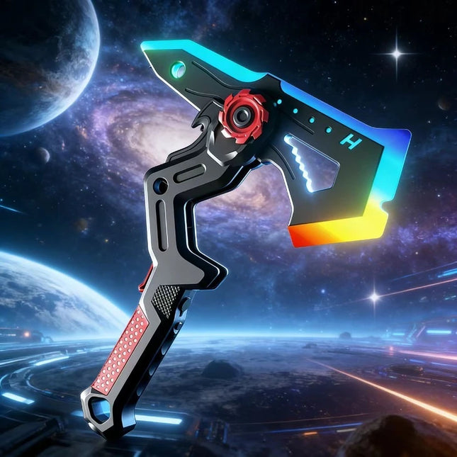 Trendy Light & Shadow Battle Weapon Spray Luminous Dual Form Transformation Toy Creative Collectible Prop