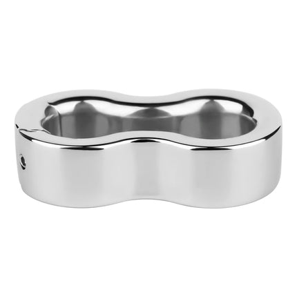 FRRK Weight Scrotal Ring Stainless Steel Ball Stretcher Metal Lock Ring Male Bondage Adult Intimate Personal Restraint Wear Toy