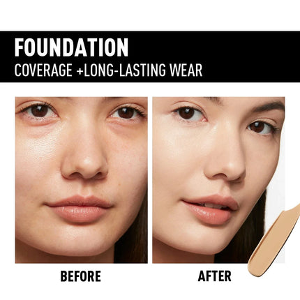 1 Pcs Full Coverage Face Foundation, Strong Coverage Oil-control,  Waterproof Long-lasting, Suitable for Multiple Skin Tones