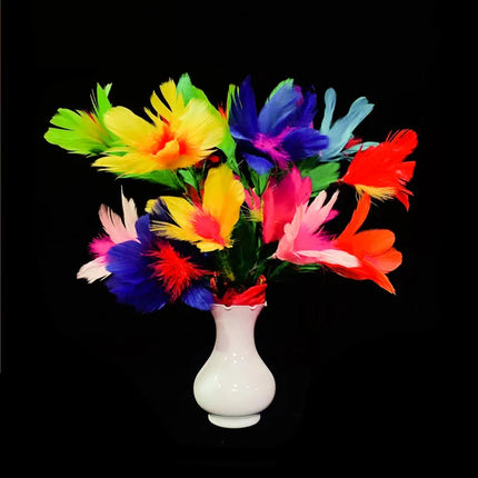 flower to Scroll Magic Tricks Magician Stage Party Illusions accessories Gimmick Props Mentalism Appearing Funny the end thanks