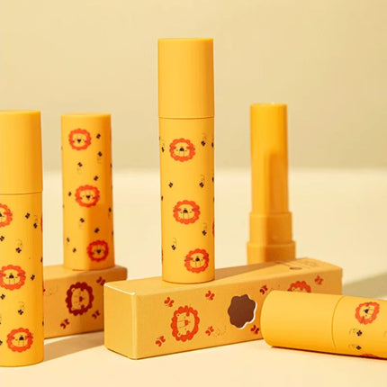 10/30/50/100PCS  Empty Lipstick Tubes Direct- filling Cute Cartoon Pattern DIY Empty Round Lip Balm Tube Packaging For Children