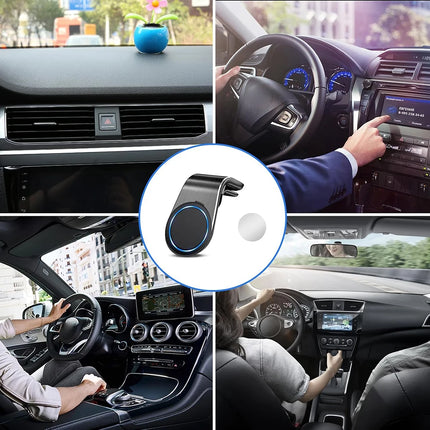 Magnetic Car Air Vents Mount 7-Type Car Speed Camera Detector Clip Strong Magnet Car Air Vent Holder for OOONO CO-Driver NO2