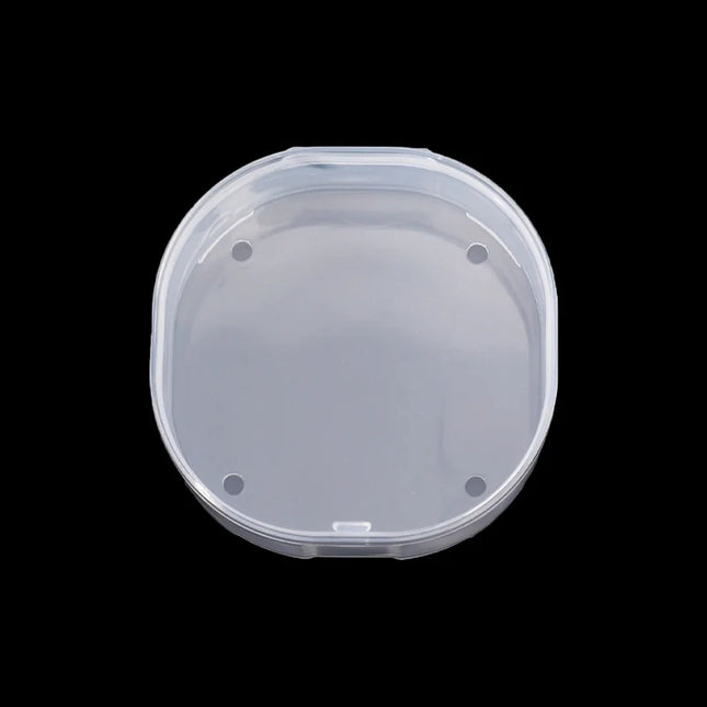 1/10pcs Transparent Square Plastic Boxes Makeup Powder Puff Air Cushion Storage Case Jewelry Diamond Packaging Organize Holder