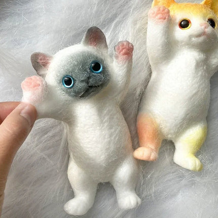New Products Simulated Cat Pinching And Stress Relieving Toys Diy Creative Gifts, Cute Ornaments As Holiday Surprises For Friend