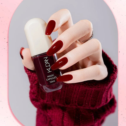Water-based Nail Polish Tearable Baking Free Solid Color Nail Polish Gel Professional Semi-Permanent Varnish Nail Salon Polish