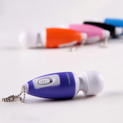 3pcs Mini Magic Wand Face Massage clitoris GSpot tiny AV Vibrator Secret Solo masturbation Keychain pocket Sex Toys For women