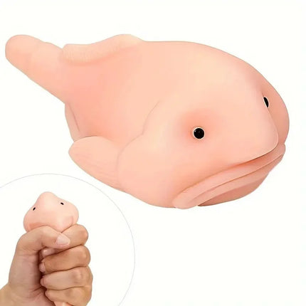 Stress Relief Toy Squishy Blobfish Squeeze Toy Slow Ugly Fish Desk Toy Fidgets Toys Gift