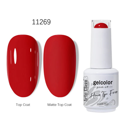 Arte Clavo HEMA TPO FREE Gel Nail Polish 15ML Long Lasting For Manicure Semi Permanent Nail Art UV LED Gel Varnish Nail Supplies
