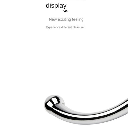 Anal Plug Dildo Aluminum alloy G Spot Wand Massage Stick Pure Metal Penis G-Spot Stimulator Sex Toy for Women Men