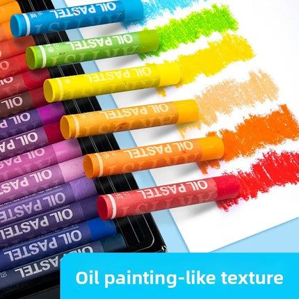 12/25/38/50 Colors Soft Oil Pastels For Kids Artists Art Drawing Blending Non-Toxic Heavy Color Crayons Painting Sticks Full Set