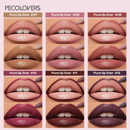1 Pcs Matte Lip Liner Pen, Used As Lip Liner and Lipstick, Oblique Mouth Design Suitable for All Lip Types, Perfect Gifts