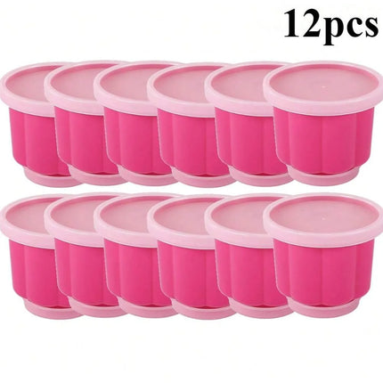 Pudding Cake Mold with Lid DIY Baby Food Jelly and Pudding Bakeware for Home Baking and Dessert Making with Fresh-Keeping Lid
