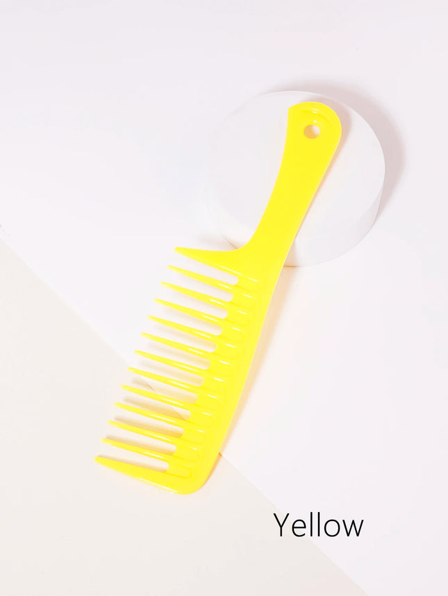 1pc plastic anti-static hair comb heat-resistant curling hair comb professional salon styling comb Special for real hair wigs