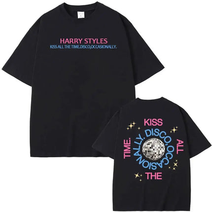 2026 New Album Print Tops 2026 Latest Harry Styles Fan Cotton T-shirt for Fans of His  T Shirts Casual Loose T Shirts Unisex