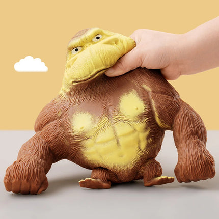 Children Novelty Funny Squeezing Toys Adults Orangutan Stress Relief Gorilla Pinch Prank Stretch Rebound Creative Gift Toy