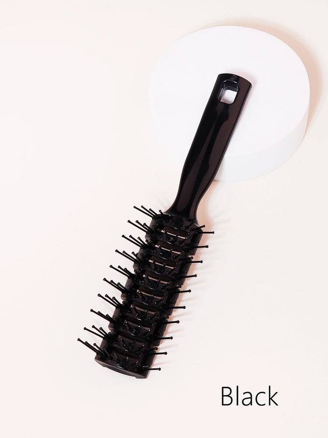 1 piece of hair straightening and anti-static hollowed scalp massage hair comb, hair styling comb, special for real hair wigs