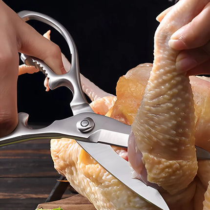 1/3PCS,Chicken Bone Scissors Kitchen Cooking Scissors Chicken Wings Fish Killing BBQ Scissors walnut clip Kitchen Accessorie