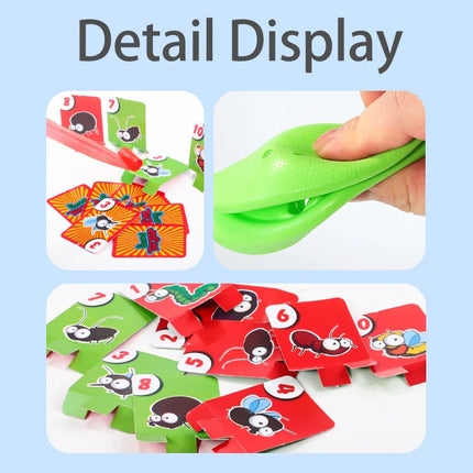Frog Tongue Blowing Game Set, Suitable for Family Gatherings, Stress-Relieving and Funny Tabletop Puzzle Game Toy