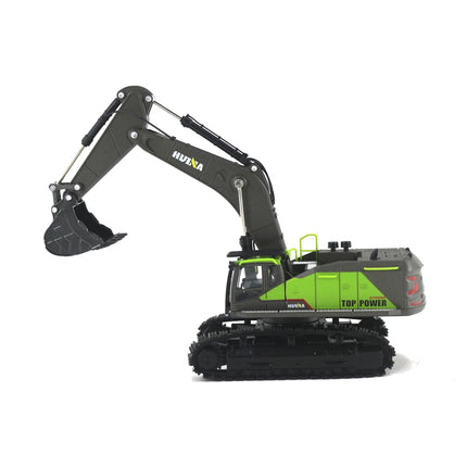 HUINA Model car toy 1/50 Metal Alloy Excavator Diecast Static Model Truck crawler engineering vehicle Collection Boy Kids gift