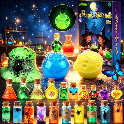 LDomet Science Magic Potions Kit for Kids 20+ Potion Experiments Making Fairy Magic Potions Craft Kit for Creative Educational