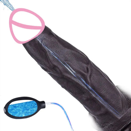 Big Penis Realistic Squirting Dildo Soft Silicone Skin Feel Spray Water Ejaculating Suction Cup masturbator Anal Sex Toys Women