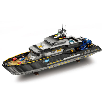 4421Pcs MOC Creative Giant Luxury Yacht Ship Building Blocks Assembling Bricks Model Toys for Boys Christmas Gift Sets