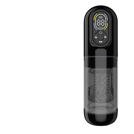LCD Automatic Sucking Licking Male Masturbator Penis Pump Pocket Pussy Male Masturbation with 14 Powerful Modes Sex Toys for Man