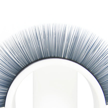 GLAMLASH Colored Lashes Lake Blue/Lavender/Cinnamon/Dark Green/Matcha Grey Individual Natural False Colorful Eyelash Extension