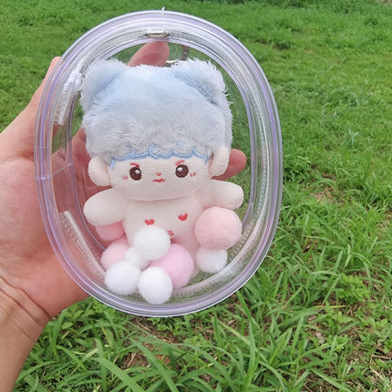 2023 Plush Doll Storage Pouch Transparent Mystery Box Storage Fashion Thicken Keychain Bag Classic Cute Doll Bag Keychain Wallet
