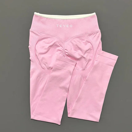 TEVEO Ignite Sculpt Scrunch Leggings Woman Seamless Yoga Pants Hip Lifting Running Sports Sweatpants Gym Workout Legging