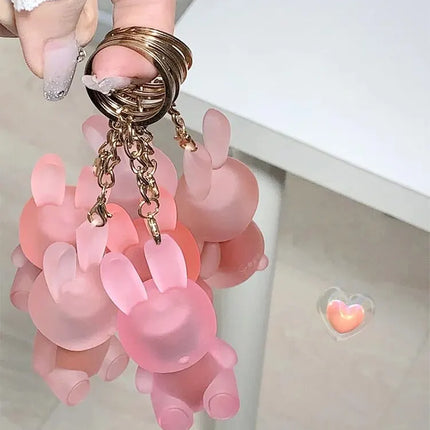 Cute Bunny Lipgloss Matte Velvet Lip Clay Long-lasting Color Non-drying Gege Bear Rabbit Lip Glaze