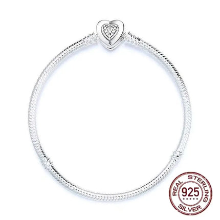 NEW 100% S925 pure silver Spider Man snake bone bracelet, suitable for original DlY bracelet, women's fashionable jewelry gift