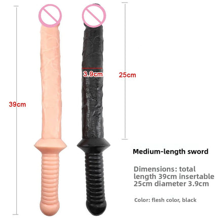 Super Long Dildos Anal Plug with Handle Penis Butt Plug Female Masturbation Adult Sex Toys for Women Men Couple Aduts Products