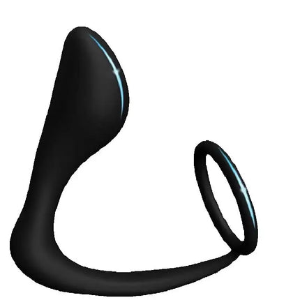Male Anal Plug With Penis Ring Sex Toys G-spot Prostatic Massage Cock Ring Silicone Butt Plug Gay Sex Game Adult Supplies