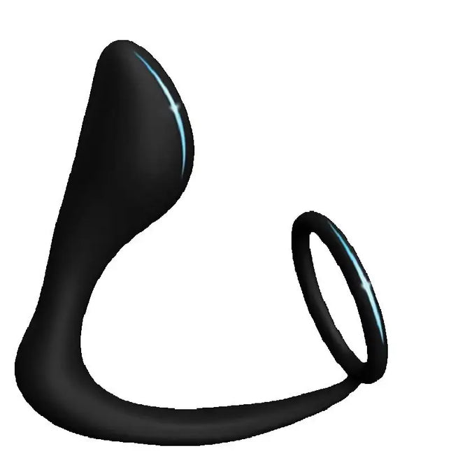 Male Anal Plug With Penis Ring Sex Toys G-spot Prostatic Massage Cock Ring Silicone Butt Plug Gay Sex Game Adult Supplies