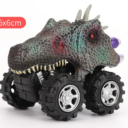 Dinosaur Toys Pull Back Cars Mini Monster Truck Car Toy Set for Kids Toddlers Boys Girls Gifts