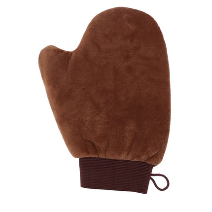 Z. 1Pc Finger Glove Reusable Body Self Tan Glove Applicator Tanning Gloves Cream Lotion Mousse Body Cleaning Glove Self Tanner