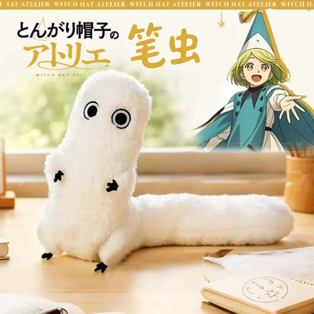 Witch Hat Atelier Fudeworm Plush Toys Doll Fluffy Shapeable Cute Stuffed Toy Anime Merchandise Anime Fans Home Decor Collection