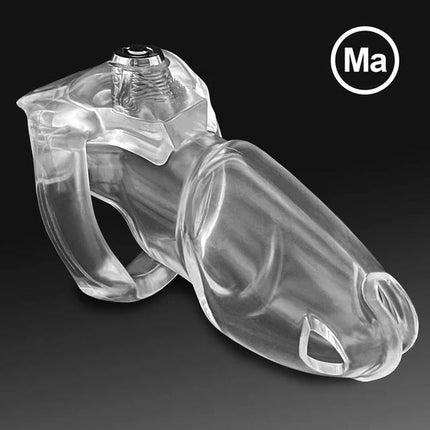 Resin Male Chastity Device HT-V5 Click&Lock Cobra Cock Cage Cock Ring Sleeve Lock Penis Cage Bondage Belt Fetish Sex Toy for Men