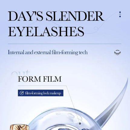 5D Waterproof Mascara Lengthens Eyelashes Extension Black Silk Fiber Mascara Female Makeup Cosmetic Waterproof Mascara