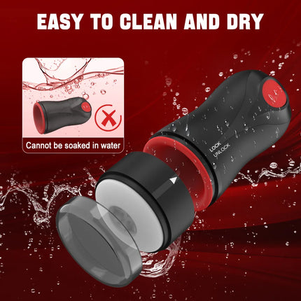 Mens Automatic Sucking Masturbator Rotating Vibration Penis Pump Blowjob Trainer Pussy Pocket Cocks Glans Massager Male Sex Toys
