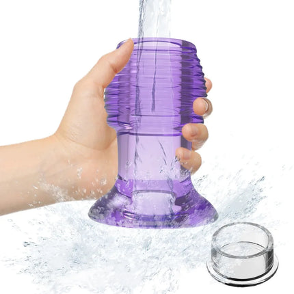Orissi  S M L Hollow Tunnel Anal Plug Clear Transparent Threaded Butt Plug Set Anus Dilator Speculum BDSM Toy，Adult toys