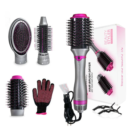 Multi-Function Hair Electric Hot Air Brush  Anti-scalding   Professional Hair Tools Negative Ion Blower Hair  Hair Curler