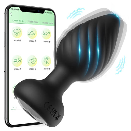 Vibrating Anal Vibrator for Man 10 Vibration Wireless Control Butt Plug Sex Toys for Couple Prostate Massager Adult Gay Products